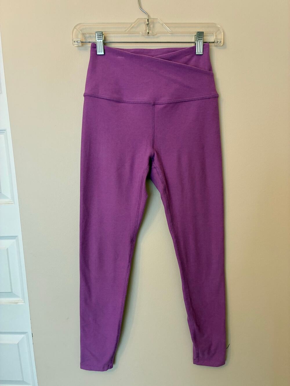 Beyond Yoga Spacedye At Your Leisure High Waisted Midi Legging Purple Petite S